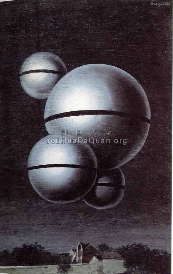 深渊中的花朵2 - 雷内·马格里特